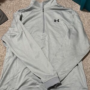 Under Armour Men's Gray Quarter-Zip Pullover